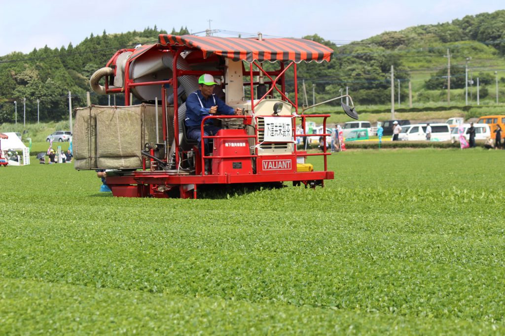 南九州市乗用型茶摘採競技大会