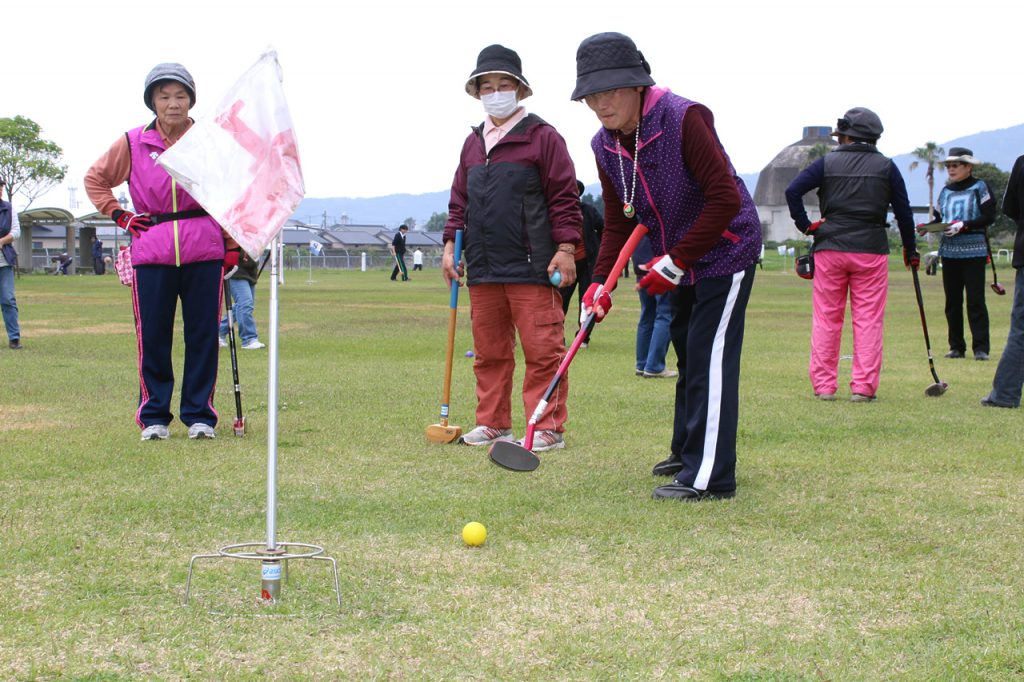 指宿地区女性部グラウンドゴルフ大会開催