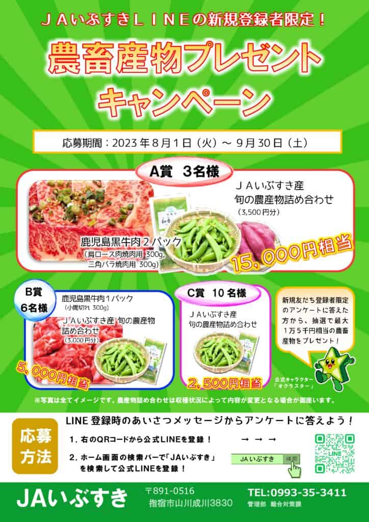 LINEキャンペーンチラシのサムネイル